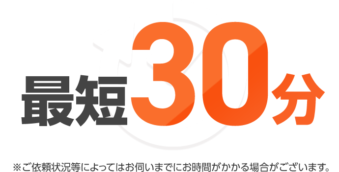 最短30分